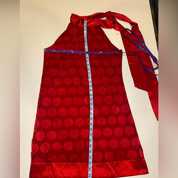 Woman’s Red Polka Dot Dress - Picture 7 of 13